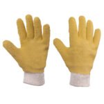 Guantes de algodón con recubrimiento de látex talla G Surtek GALA