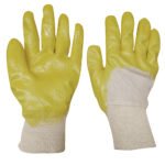 Guantes de algodón con recubrimiento de nitrilo talla M Surtek GALN