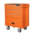 Gabinete metálico móvil, 4 cajones, capacidad 90 kg, TRUPER