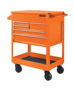 Gabinete Metálico Móvil Truper 5 Cajones - Tecnología de Almacenamiento Industrial para Talleres Profesionales que Resiste Cargas de hasta 320 kg Manteniendo Orden y Accesibilidad (Clave 101733)