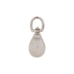 Garrucha para noria giratoria 1-1/2'sencilla niquelada,FIERO