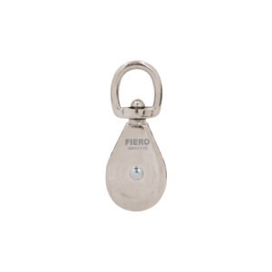 Garrucha para noria giratoria 1-1/2'sencilla niquelada,FIERO