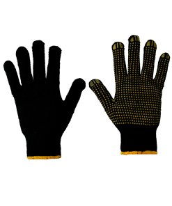 Guantes de algodón con puntos de PVC talla G Surtek GAPG