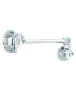 Gancho cromado para puerta, diseño resistente y funcional para colgar objetos, Hermex clave 43646