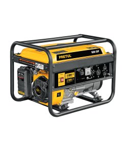 Generador portátil 2.5 kW motor a gasolina, alto rendimiento para uso profesional, PRETUL clave 26034