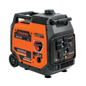Generador Silencioso Truper Inverter 3.5 kW 224cc - Tecnología de Encendido Manual para Respaldo Energético que Proporciona Electricidad Estable en Situaciones de Emergencia (Clave 103773)
