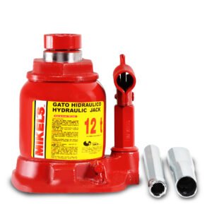 Gato hidráulico de botella con tornillo de extensión (12 ton, Chaparro) MIKELS GH-12CH