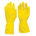 Guantes de látex con forro interno de algodón talla M Surtek GLFM