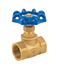 Válvula de Globo de Latón, Roscable de 1', Alta Resistencia para Instalaciones Fuertes, Marca Foset, Clave 49037