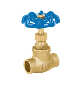 Válvula de Globo de Latón, Soldable de 1/2', Alta Durabilidad para Instalaciones Eficientes, Marca Foset, Clave 49040