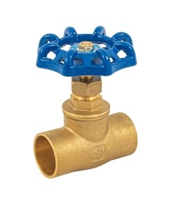 Válvula de Globo de Latón, Soldable de 1', Alta Resistencia para Conexiones Fuertes, Marca Foset, Clave 49042