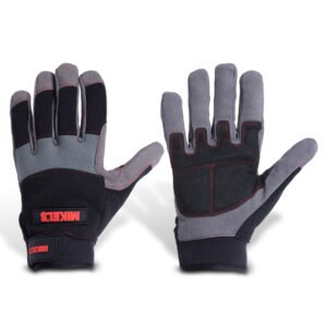 Guantes para trabajo profesionales para mecánico acolchonados (M) MIKELS GMP-2
