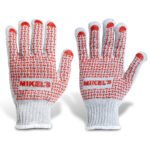 Guantes para trabajo de algodón con puntos de PVC MIKELS GPVC-2