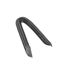 Caja con 10 kg de grapas 1-1/4' negras p/alambre de púas, para trabajos de cercado y seguridad, clave FIERO Fiero 44512