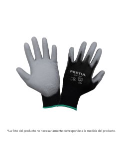 Guantes de nylon recubiertos de poliuretano, XG, protección avanzada para trabajo intensivo, Pretul clave 29931