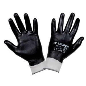 Guantes de poliéster recubiertos de nitrilo, CH, TRUPER