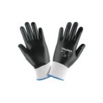 Guantes de poliéster recubiertos de nitrilo, M, TRUPER