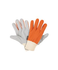 Guantes Truper de Carnaza y Loneta Unitalla - Tecnología de Uso Ligero para Tareas Cotidianas que Ofrece Protección sin Restricción de Movimiento (Clave 14244)