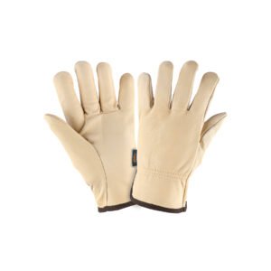 Guantes de piel de res tipo operador, TRUPER