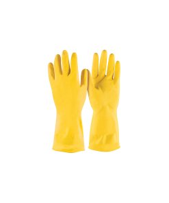 Guantes de látex para limpieza, amarillos, XCH, protección eficaz para trabajos de limpieza, Pretul clave 29941