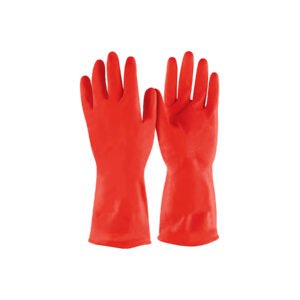 Guantes de látex para limpieza, rojos, ECH, PRETUL