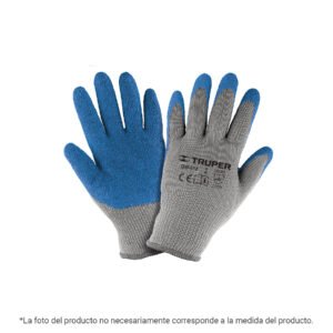 Guantes de poliéster recubiertos de látex, XG, TRUPER