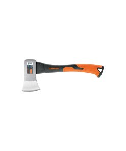 Hacha Cazadora Truper 1-1/4 lb Mango Fibra de Vidrio 14" - Tecnología de Resistencia Avanzada para Uso Outdoor que Soporta Condiciones Extremas sin Deformarse o Astillarse (Clave 14951)