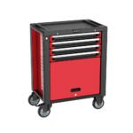 Gabinete móvil 4 gavetas 28" serie HD Urrea HD28M4