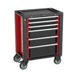 Gabinete móvil 6 gavetas 28" serie HD Urrea HD28M6