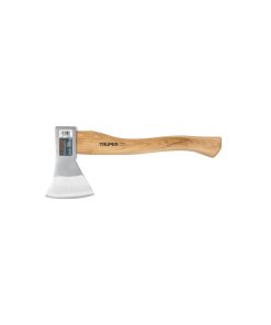 Hacha Europea Truper 800 g Mango Hickory 15" - Tecnología de Balance Perfecto para Carpintería Especializada que Combina Ligereza y Potencia para Trabajos de Precisión (Clave 100494)