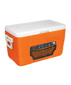 Hielera Truper Térmica 46 L - Tecnología de Aislamiento para Excursiones Prolongadas que Mantiene el Frío por Más Tiempo en Cualquier Ambiente (Clave 62129)