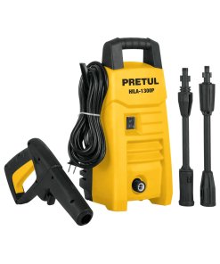 Hidrolavadora eléctrica 1300 PSI, potencia eficiente para limpieza profunda en exteriores, Pretul clave 26014