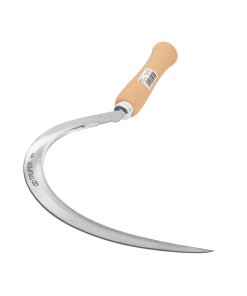 Hoz Dentada Truper #0 16" - Tecnología de Corte Serrado para Cosechas Manuales que Facilita el Segado de Cultivos con Mínimo Esfuerzo (Clave 15120)