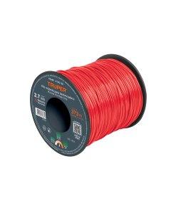 Hilo Truper Profesional Redondo 2.7mm x 373m - Tecnología de Corte para Desbrozadora en Carrete para Uso Extensivo que Reduce las Interrupciones por Recarga (Clave 17649)