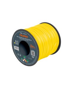 Hilo Redondo Truper para Desbrozadora 3mm x 280m - Tecnología de Carrete Industrial para Áreas Extensas que Proporciona Máxima Durabilidad y Resistencia (Clave 17650)