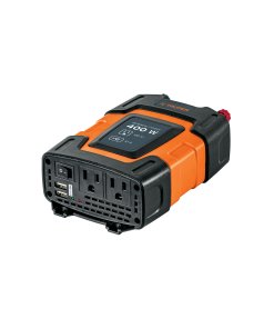 Inversor de Corriente Truper 400 W con Puertos USB - Tecnología de Conversión Eficiente para Vehículos y Campamentos que Transforma Corriente Continua en Alterna Permitiendo Usar Dispositivos Domésticos en Cualquier Lugar (Clave 10449)
