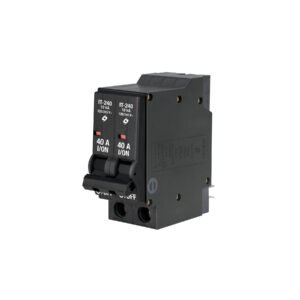 Interruptor de 2 polos 40A, enchufable, VOLTECK