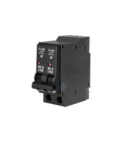 Interruptor VOLTECK de 2 polos 40A enchufable a granel - Tecnología de protección bifásica avanzada para proyectos industriales que proporciona seguridad superior con máxima economía (Clave 45879)