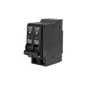 Interruptor de 2 polos 50A, enchufable, a granel, VOLTECK