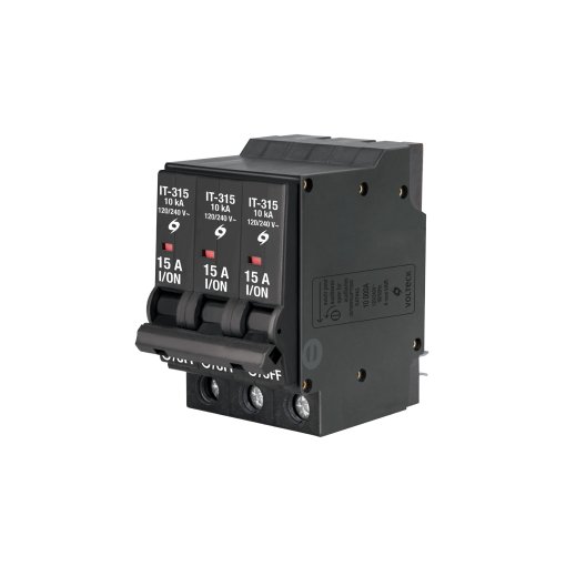 Interruptor Volteck 3 Polos 15A Enchufable - Control para Sistemas Trifásicos que Optimiza el Rendimiento (Clave 47513)