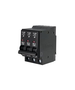 Interruptor Volteck 3 Polos 20A Enchufable - Protección para Equipos Industriales que Garantiza Operación Segura (Clave 47514)