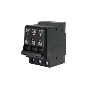 Interruptor de 3 polos 20A, enchufable, VOLTECK
