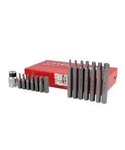 Juego de puntas Torx hexágono de 3/8" con adaptador, 15 piezas Urrea J2315