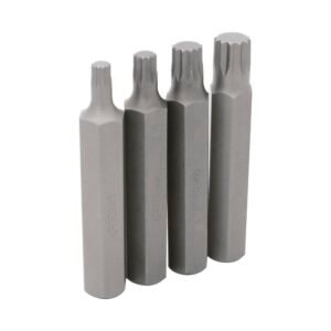 Juego de puntas bristol hexágono de 1/2", 4 piezas Urrea J607