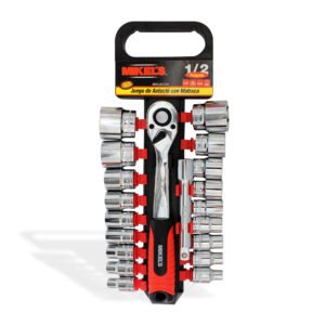 Juego de dados con matraca 1/2” (20 pzas) MIKELS JAC-1219