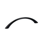 Jaladera de 96mm, línea Arco, negro, HERMEX