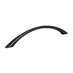 Jaladera de 128mm, línea Arco, negro, HERMEX