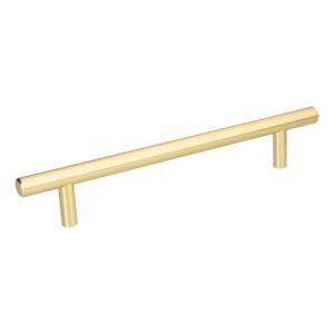 Jaladera de acero, 160mm, línea Cilindro, latón brillante