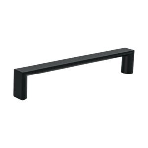 Jaladera de 128mm, línea Andamio, negro, HERMEX