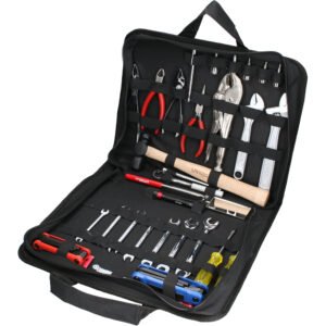 Juego automotriz combinado para reparación básica,  31 piezas con portafolio Urrea JAU31